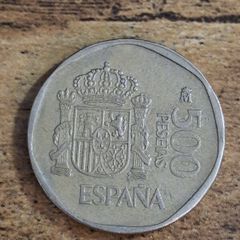 Spain 1989, 500 Pesetas Coin - free standard postage