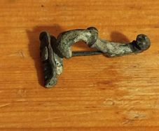 Rare Intact Roman Bronze "Trumpet" Fibula - 1st/2nd Century AD