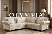 Olympia Fullback Corner sofa Cream Color