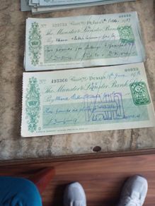 checks from 1930s