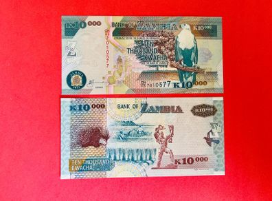 Zambia  10000  Kwacha. 2012 . Pick  46 . ( Uncirculated )