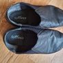 Dance shoes leather for girl size 13 Image 5