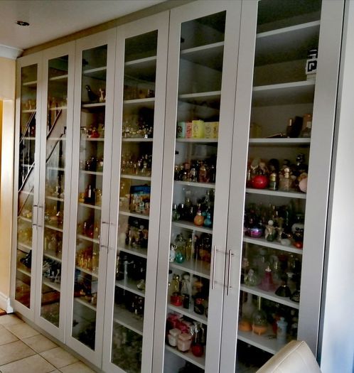 Empty perfume bottles