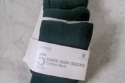 Green knee high socks