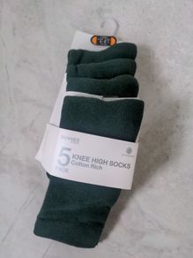 Green knee high socks