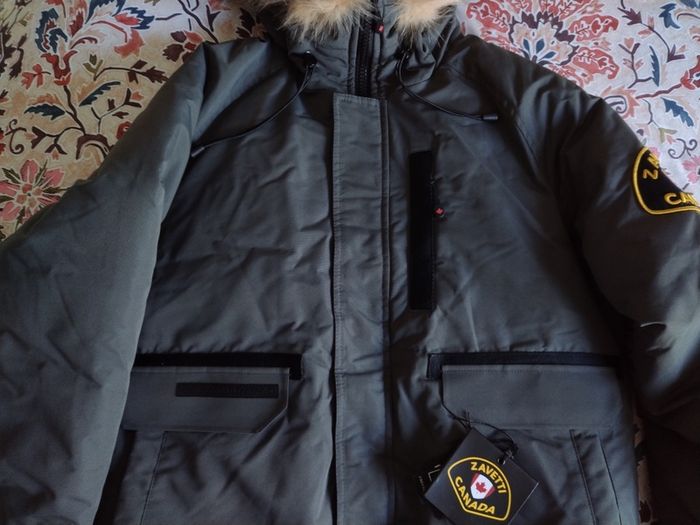 Mens Zavetti Canada Abelli Bomber Jacket Size Large