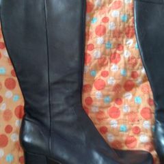 Clarks soft leather knee high boots uk 6
