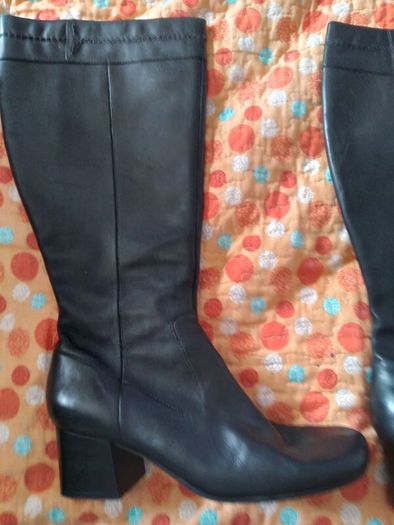 Clarks soft leather knee high boots uk 6