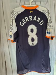 Liverpool 2012/13 Squad Signed Steven Gerrard Third Shirt SUAREZ,GERRARD,CARRAGHER,ROGERS,STURRIDGE SIGNED,Plus the rest of the squad
