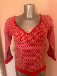 Brand new Savida fancy pink top with a golden thread size L UK 12/14 EU40/42 Postage included