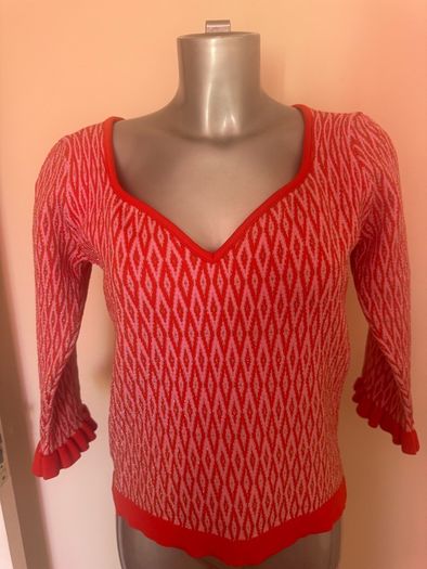 Brand new Savida fancy pink top with a golden thread size L UK 12/14 EU40/42 Postage included