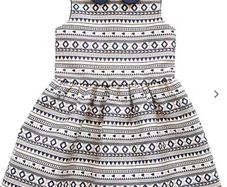 Target Australia Aztec Design Party Dress Age 1 EUC