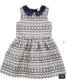 Target Australia Aztec Design Party Dress Age 1 EUC
