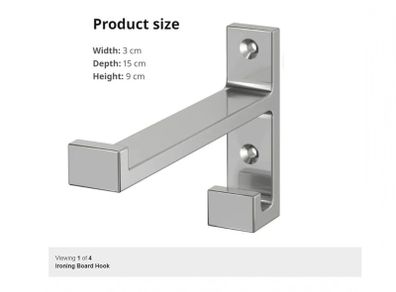 IKEA Ironing Board Wall Hook