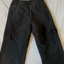 Black Wide-Leg Cargo Trousers - Size M Image 3