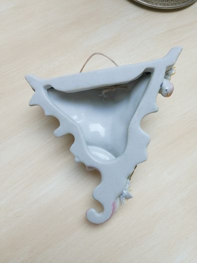 Pair Antique Porcelain Wall shelves