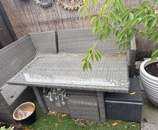 L-- Shaped outdoor sofa needs repair
