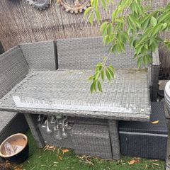 L-- Shaped outdoor sofa needs repair
