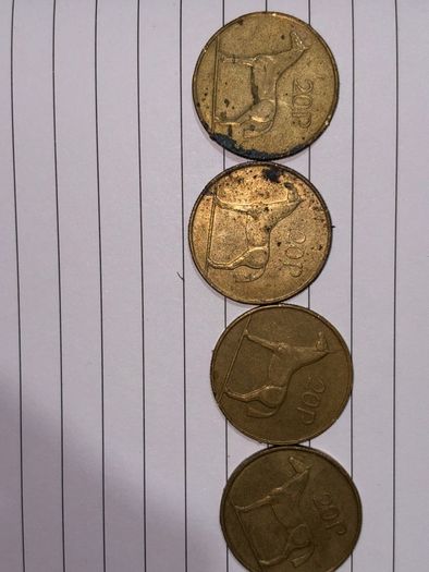 Irish 20p Coin Various Years