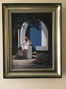 Original 20thC Oil Painting on Canvas Alan King (b.1946 - 2014) Akin of Malvern 1987's.