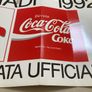 Coca Cola Olympic Games 1992 Barcelona  cardboard sign Image 4