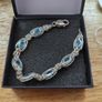 Gate Bracelet/Bangle in silver. Image 3
