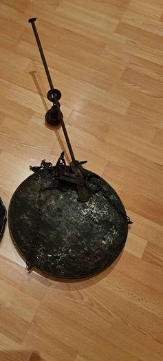 Antique iron weighing scales