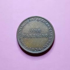 1834 Todd Burns & Co Drapers Farthing Token - Dublin Cork Limerick