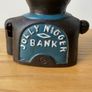 Piggy Bank Cast Iron Jolly Man Money Box J.E. Stevens 1920's Image 4