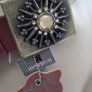 RIVER ISLAND brown genuine leather belt with embellished buckle - Sz M-L  Bnwt - Rrp 32 Image 2