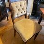 Vintage Solid Wood Upholstered Dining Chairs Set of 6 Image 2