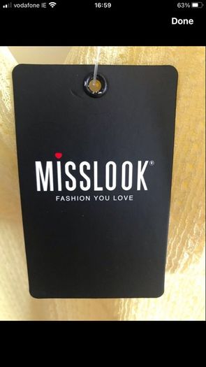 Brand new Misslook jumpsuit size 10