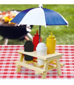 Mini Picnic Bench with Umbrella