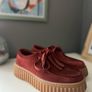 Clarks tornhill burgundy Image 3