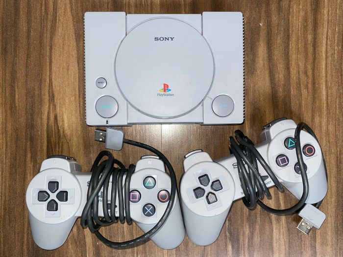 PlayStation one classic two controllers