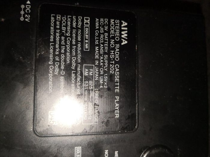 AIWA Walkman for parts