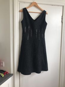 Exclusive Yasmin Velloza black dress