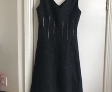 Exclusive Yasmin Velloza black dress