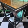 Small Vintage 1920s oak table Image 2