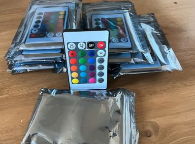 Job Lot 17 New 24-Key RGB LED Strip IR Remotes
