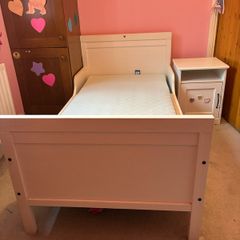 Child's bed and locker