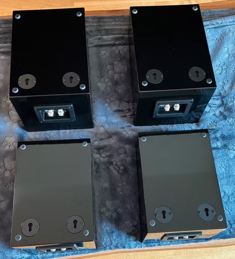 KEF R50 Dolby Atmos Modules Black Lacquer Mint, Boxed, (4 Available)