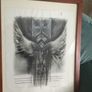 Eugene Press "Spirit at the Gate"  Original Charcoal and coloured chalk painting Image 4