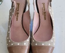 Pedro Anton leather wedges Sz 36 (Fit 3-3.5UK) - Rrp 75