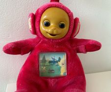 Vintage Teletubby Po with Moving screen