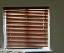 Wooden Venetian blinds