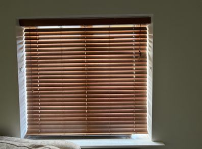 Wooden Venetian blinds