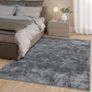 Area Rugs  Soft, Short Pile Monochrome Carpets - Anti-Slip Backing, Machine Washable, Modern Fluffy Rugs for Living Room, Bedroom, Kitchen, Enterance - Anthracite, 60x110 cm Image 4