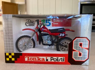 Gilera motorcycle Cross Scale 1/15 Polistil Tonka Rare