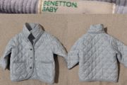 Benetton Baby Blue Quilted Jacket